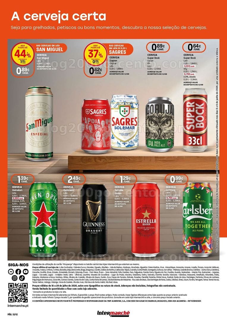 Antevisão Folheto INTERMARCHÉ Especial Churrascos Promoções de 16 a 29 julho